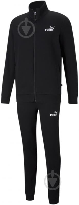 Спортивный костюм Puma Clean Sweat Suit 58584101 р. M черный - фото 1