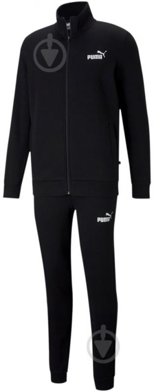 Спортивний костюм Puma Clean Sweat Suit 58584101 р. 3XL чорний - фото 1