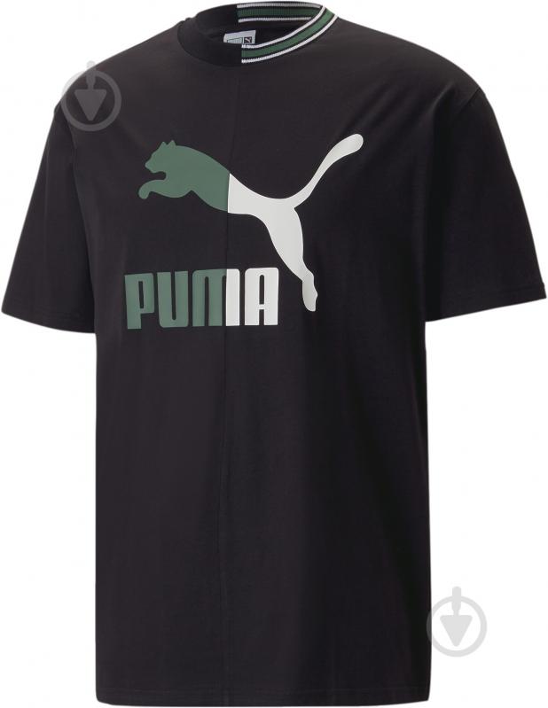 Футболка Puma CLASSICS ARCHIVE REMASTER TEE 53829601 р.L черный - фото 1