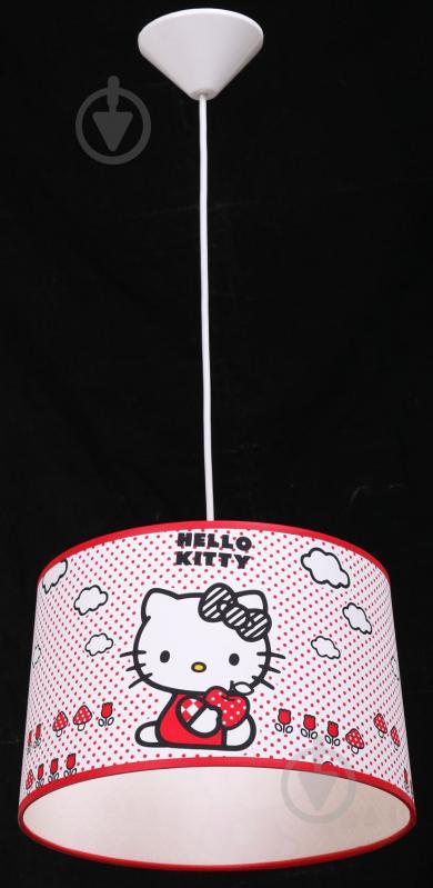 Светильник подвесной Corep Hello Kitty 1x60 Вт E27 красный - фото 2 Светильник подвесной Corep Hello Kitty 1x60 Вт E27 красный - фото 2