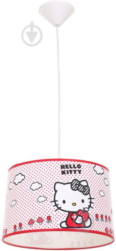 Светильник подвесной Corep Hello Kitty 1x60 Вт E27 красный - фото 1 Светильник подвесной Corep Hello Kitty 1x60 Вт E27 красный - фото 1