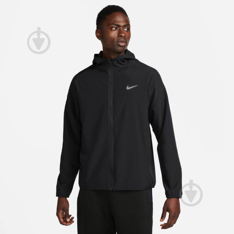 Джемпер Nike M NK DF FORM HD JKT FB7482-010 р.XL черный - фото 1