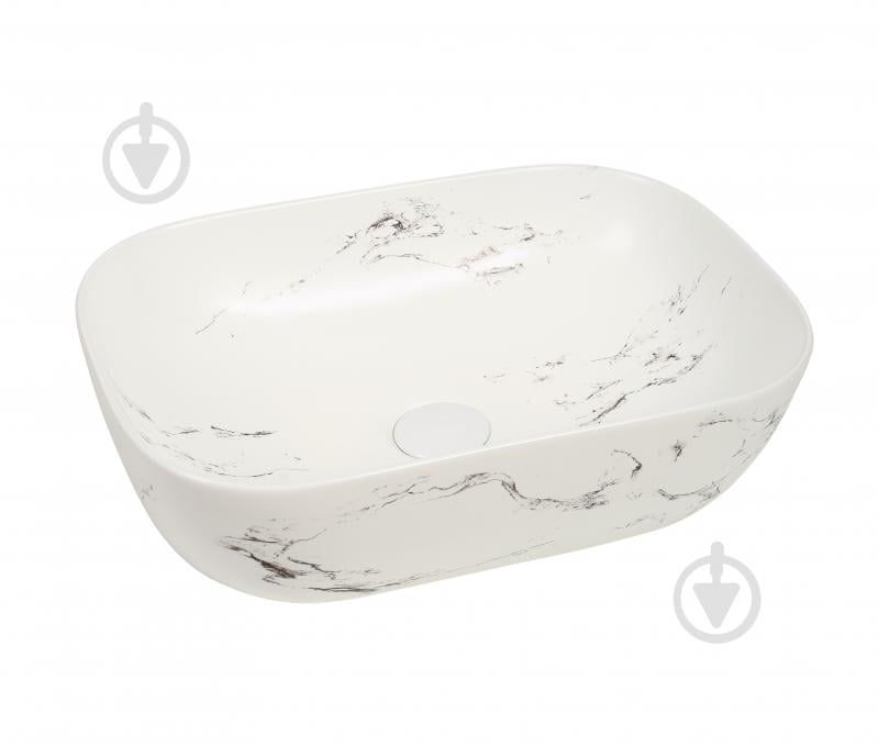 Умывальник Mixxen Thomas белый-мрамор 45,5x32x13,5см MXWE0823CU - фото 1 Умывальник Mixxen Thomas белый-мрамор 45,5x32x13,5см MXWE0823CU - фото 1
