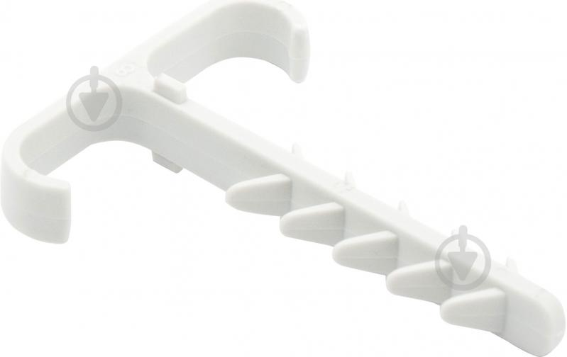 Дюбель быстрого монтажа для кабеля Smart X 3x2,5 мм двойной плоский 100 шт. белый - фото 2