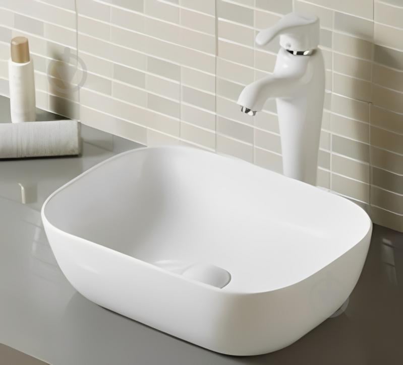 Умывальник Mixxen Kila белый-мат. 45,5x32x13,5см MXWE0817MT - фото 4 Умывальник Mixxen Kila белый-мат. 45,5x32x13,5см MXWE0817MT - фото 4