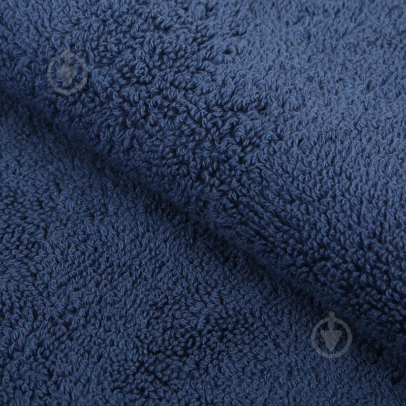 Рушник махровий з бордюром 70x140 см синій La Nuit - фото 4