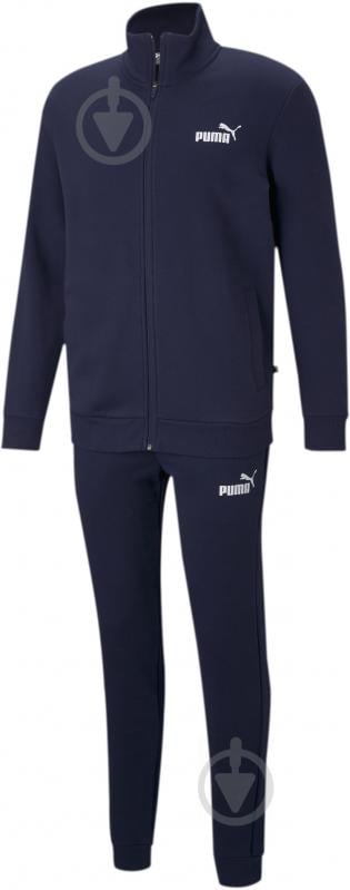 Спортивный костюм Puma Clean Sweat Suit 58584106 р. M синий - фото 1