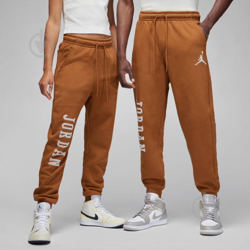 Штани Jordan M J ESS MMBR HLDY FLC PANT FD7467-281 р. M бежевий - фото 4