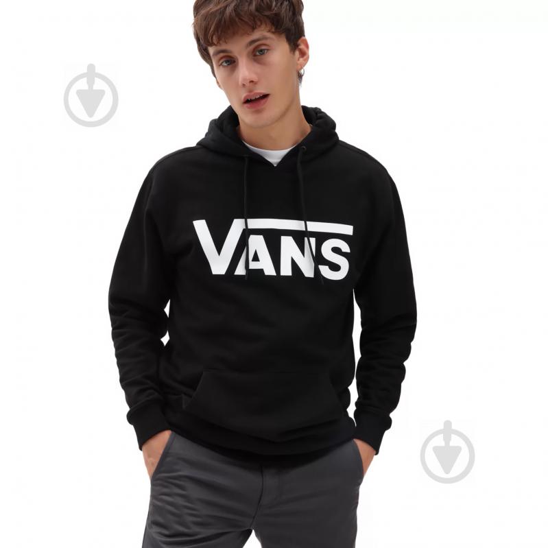 Джемпер Vans VANS CLASSIC PO HOODIE II VN0A456BY281 р. S чорний - фото 1