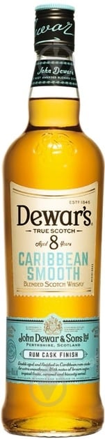 Виски Dewar's Caribbean Smooth 8 лет выдержки 0,7 л - фото 1