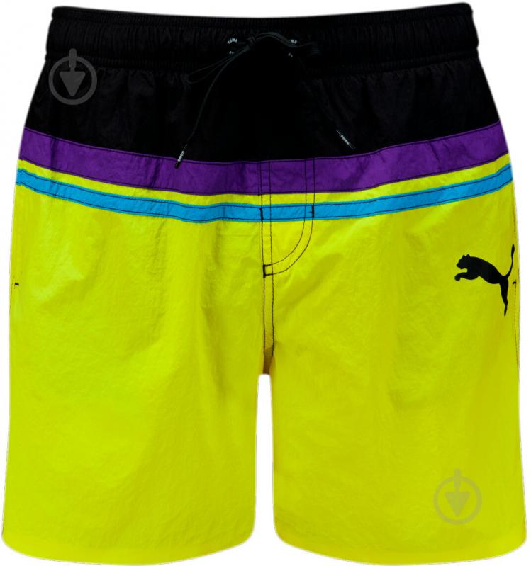 Шорти Puma SWIM HERITAGE MID SHORTS 1P 93835602 р. L жовтий - фото 1