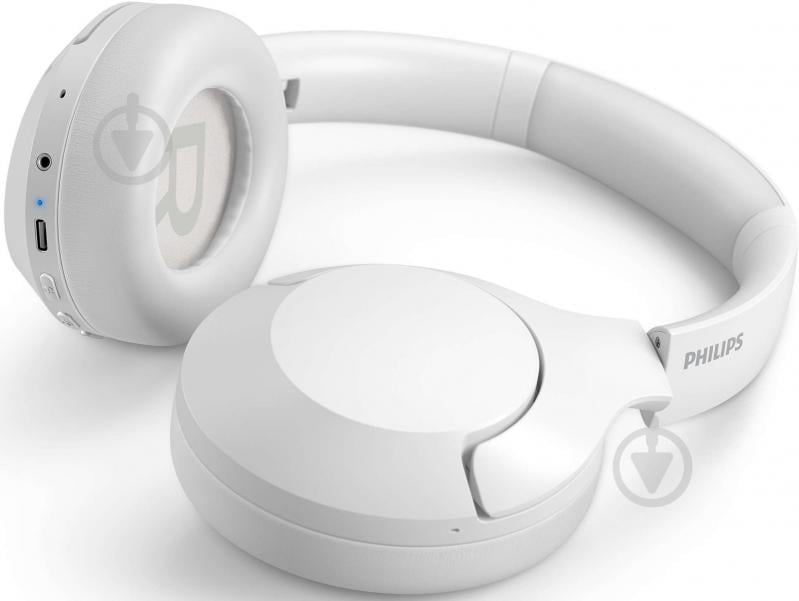 Навушники Philips TAH8506 Over-ear ANC Hi-Res Wireless Mic white (TAH8506WT/00) - фото 5