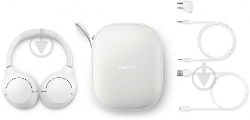 Навушники Philips TAH8506 Over-ear ANC Hi-Res Wireless Mic white (TAH8506WT/00) - фото 8