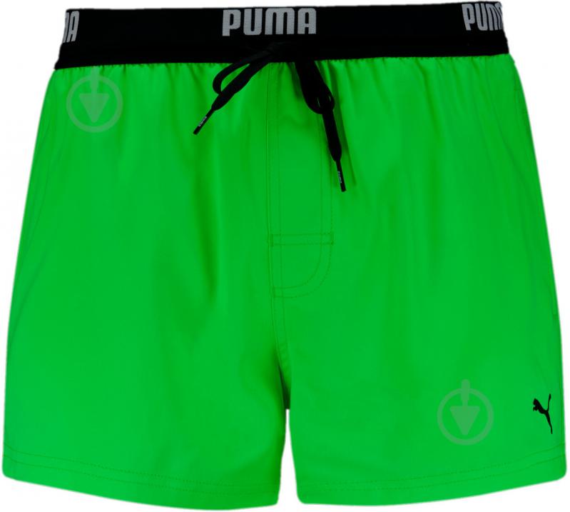 Шорты Puma SWIM LOGO SHORT LENGTH SWIM SHORTS 1P 90765910 р. M черный - фото 1