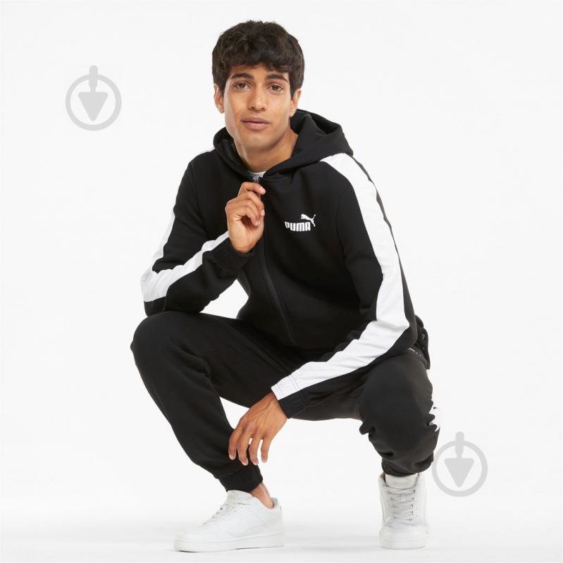 Спортивний костюм Puma HOODED SWEAT SUIT FL 84584701 р.S чорний - фото 5