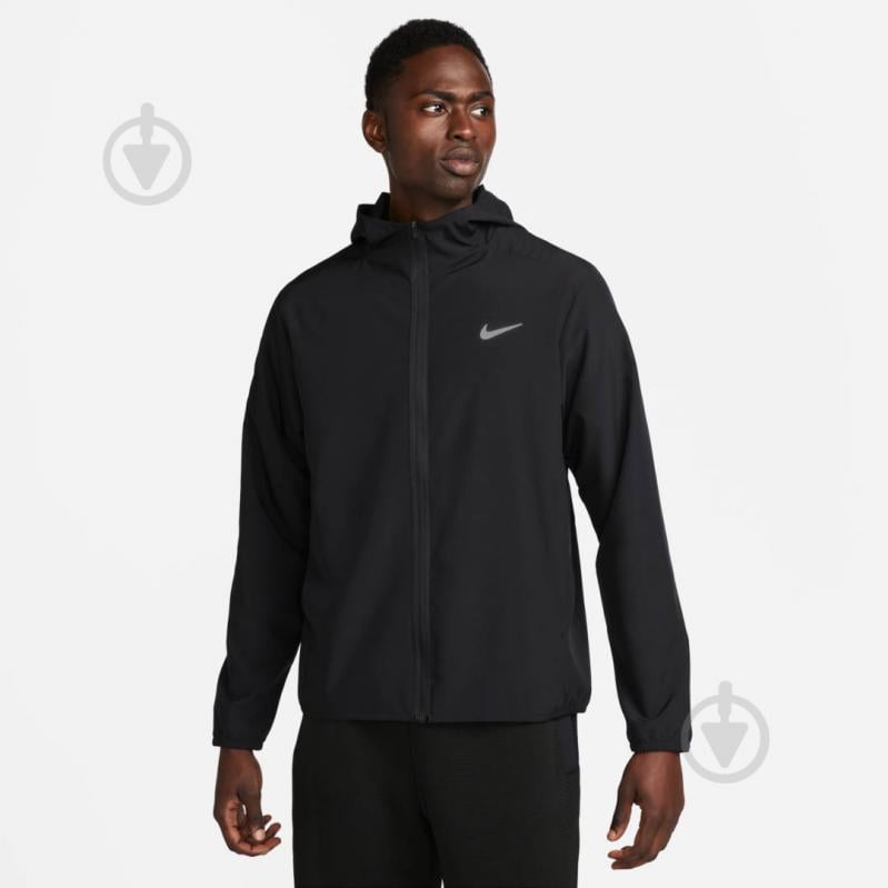 Джемпер Nike M NK DF FORM HD JKT FB7482-010 р.2XL черный - фото 1