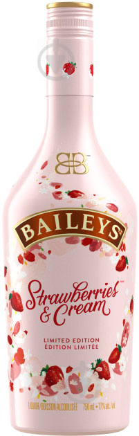 Лікер Baileys Strawberries Cream 17% 0,7 л - фото 1