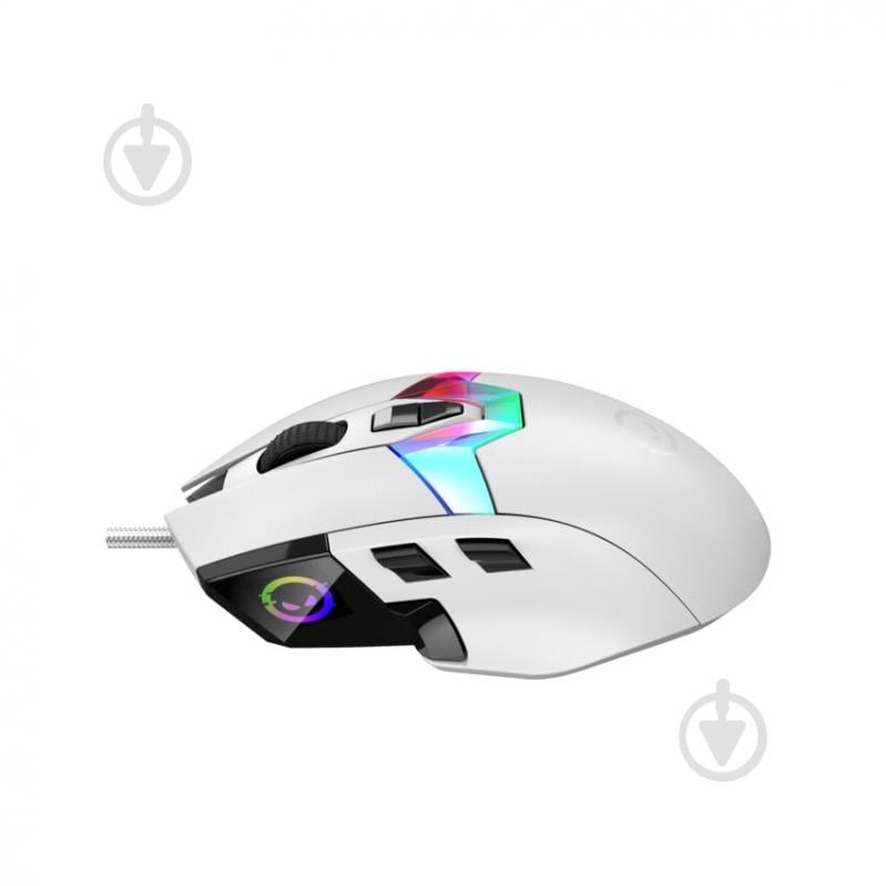 Мышка LORGAR MSP80 Wired Gaming Mouse Pro white (LRG-MSP80-WH) - фото 2