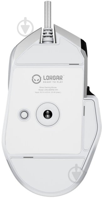 Мышка LORGAR MSP80 Wired Gaming Mouse Pro white (LRG-MSP80-WH) - фото 26