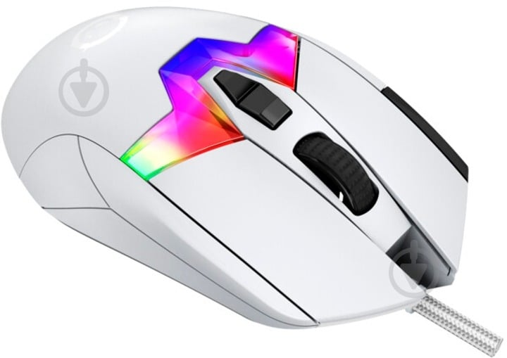 Мышка LORGAR MSP80 Wired Gaming Mouse Pro white (LRG-MSP80-WH) - фото 24