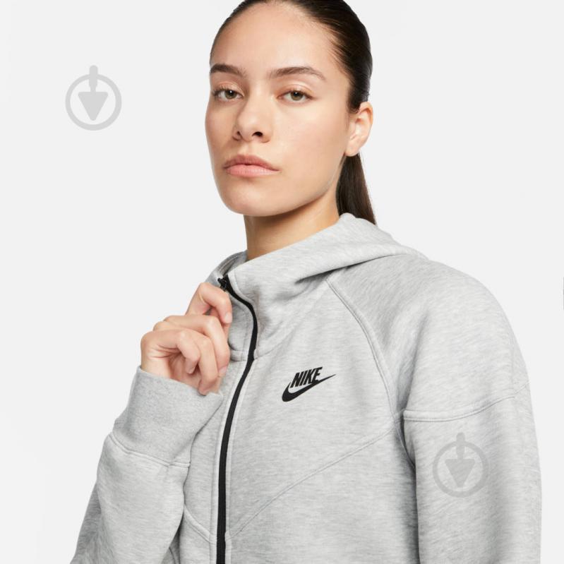 Джемпер Nike W NSW TCH FLC WR FZ HDY FB8338-063 р.2XL-T сірий - фото 4