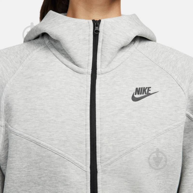 Джемпер Nike W NSW TCH FLC WR FZ HDY FB8338-063 р.2XL-T сірий - фото 6