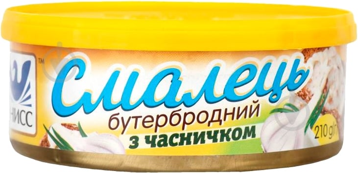 Смалець Онісс бутербродний з часничком 210 г - фото 1