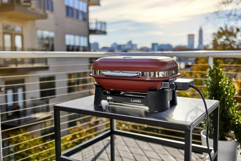 Гриль электрический Weber Weber Lumin 2000, красный - фото 7