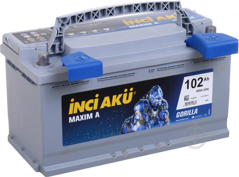 Аккумулятор автомобильный INCI Maxim A (Gorilla) 102Ah 900A 12V L5 102 090 013 «+» справа (L5 102 090 013) - фото 2