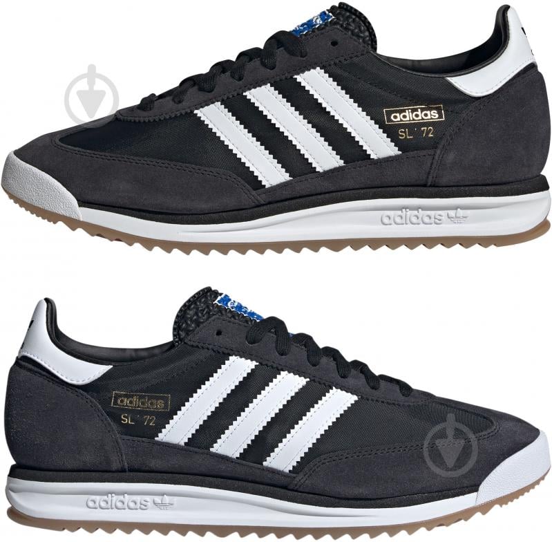 Кроссовки мужские демисезонные Adidas SL 72 RS JI1282 р.40 2/3 черные - фото 5