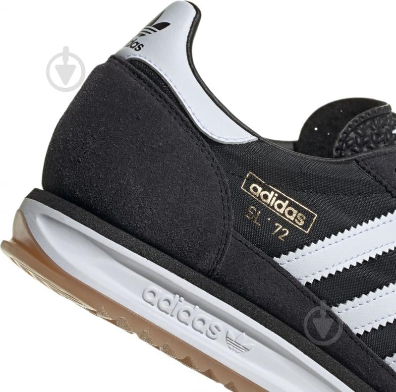 Кроссовки мужские демисезонные Adidas SL 72 RS JI1282 р.40 2/3 черные - фото 6