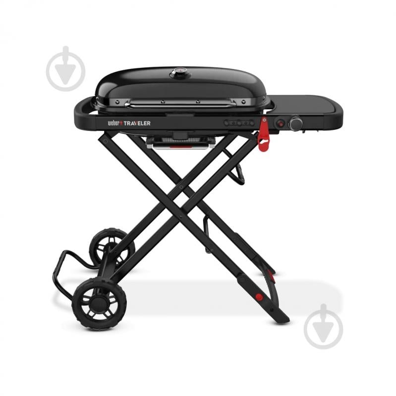 Гриль газовый Weber Traveler LP Stealth, черный - фото 1