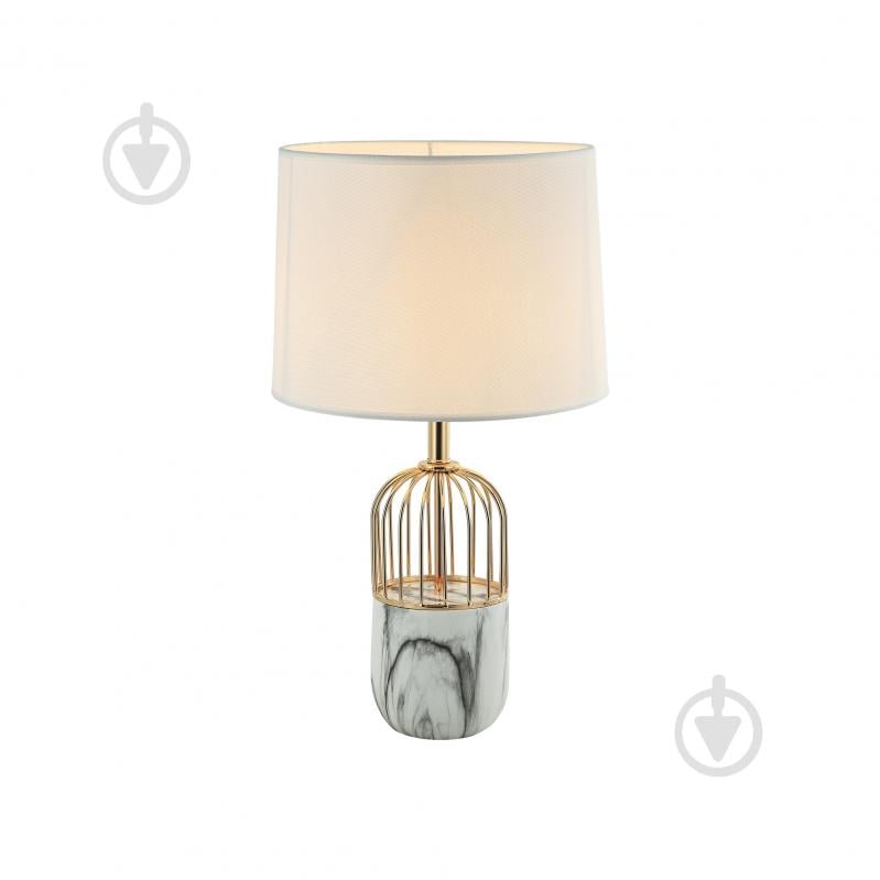 ВІТРИНА! Настільна лампа Vio Concept Solen big 1x40 Вт E27 білий/французьке золото 80410-02-TB1-SW - фото 1 ВІТРИНА! Настільна лампа Vio Concept Solen big 1x40 Вт E27 білий/французьке золото 80410-02-TB1-SW - фото 1