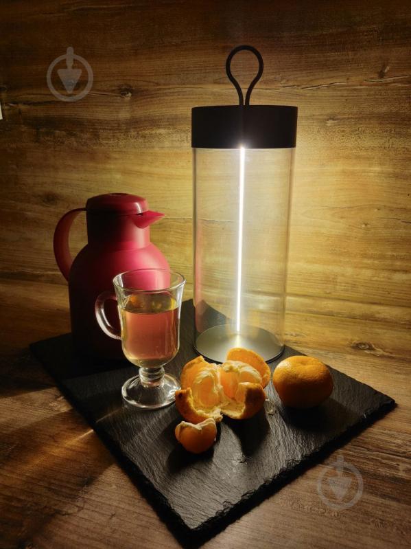 ВИТРИНА! Настольная лампа декоративная Ledvance FILAMENT FLOOR аккумуляторная 320 мм 2700К DIM 1,2 Вт графит - фото 13