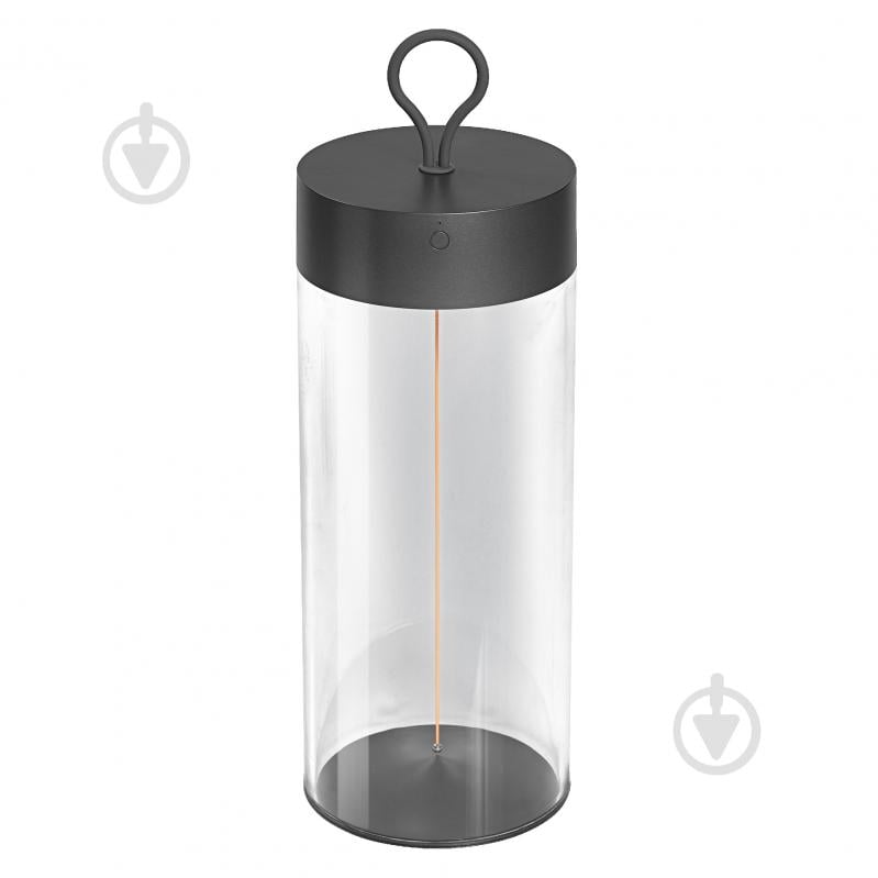 ВИТРИНА! Настольная лампа декоративная Ledvance FILAMENT FLOOR аккумуляторная 320 мм 2700К DIM 1,2 Вт графит - фото 4