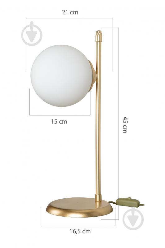 ВІТРИНА! Настільна лампа Luna Dolphin 1xE27 золото MDL.4755 - фото 4 ВІТРИНА! Настільна лампа Luna Dolphin 1xE27 золото MDL.4755 - фото 4