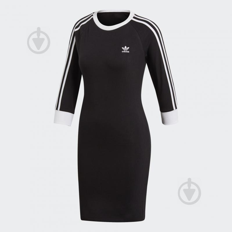 Платье Adidas 3 STRIPES DRESS DV2567 р.32 черный - фото 1