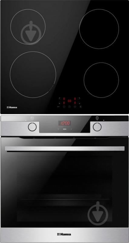 Комплект встраиваемой техники Hansa поверхность индукционная BHI68369 + духовой шкаф BOEIS694097 - фото 1 Комплект встраиваемой техники Hansa поверхность индукционная BHI68369 + духовой шкаф BOEIS694097 - фото 1