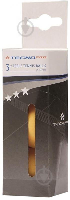 М'ячі для настільного тенісу TECNOPRO 3 Star TT-Ball-3 66962-219 - фото 1