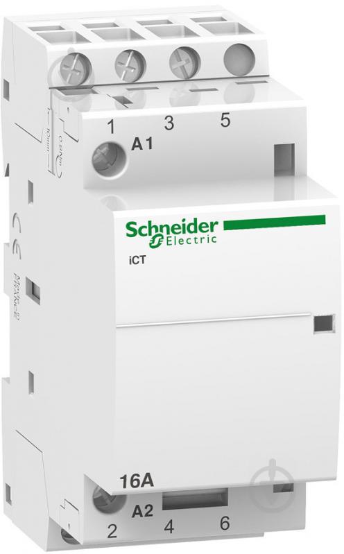 Контактор  Schneider Electric 16 А 3NO 220/240 В 50 Гц A9C22813 - фото 1