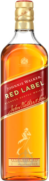 Віскі Johnnie Walker Red label 4 роки витримки 1 л - фото 1