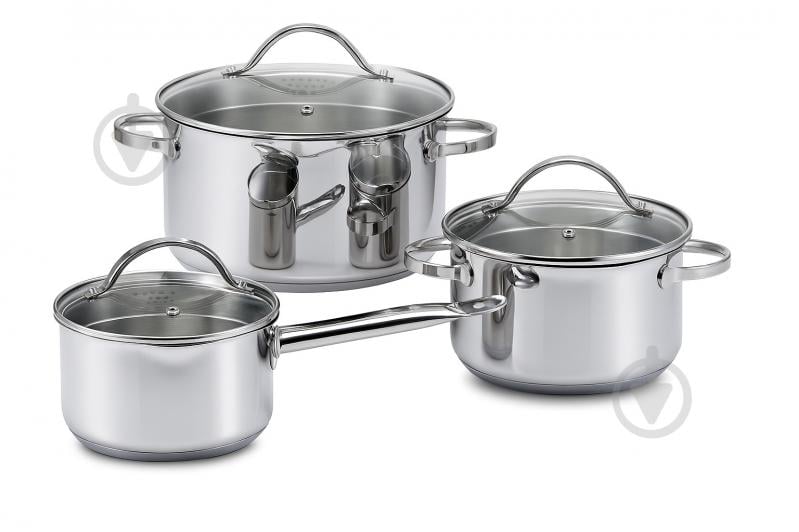 Набор кастрюль Kohen Glory 6 предметов KN99002 - фото 1 Набор кастрюль Kohen Glory 6 предметов KN99002 - фото 1