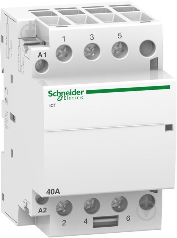 Контактор  Schneider Electric 40 А 3NO 220/240 В 50 Гц A9C20843 - фото 1