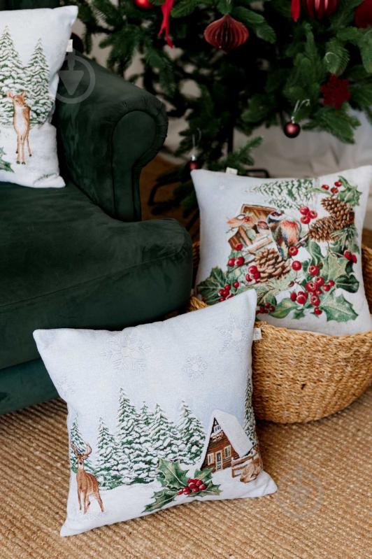 Подушка гобеленова Олені SQUIRREL 45x45 см Прованс - фото 4 Подушка гобеленова Олені SQUIRREL 45x45 см Прованс - фото 4