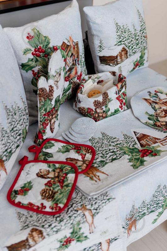 Подушка гобеленова Олені SQUIRREL 45x45 см Прованс - фото 9 Подушка гобеленова Олені SQUIRREL 45x45 см Прованс - фото 9