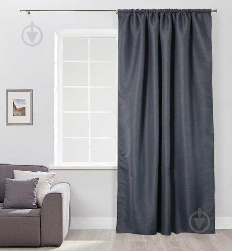 Штора Блекаут серая La Nuit - фото 2 Штора Блекаут серая La Nuit - фото 2