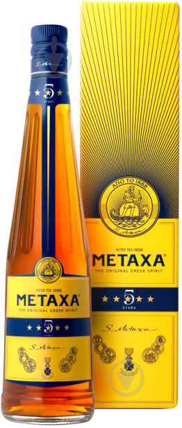 Напиток алкогольный Metaxa 5 звездочек 0,7 л - фото 1