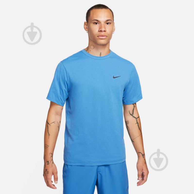 Футболка Nike M NK DF UV HYVERSE SS DV9839-402 р.2XL синий - фото 1