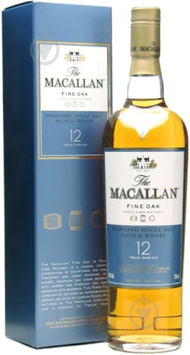 Віскі The Macallan Fine Oak 12 YO 0,5 л - фото 1