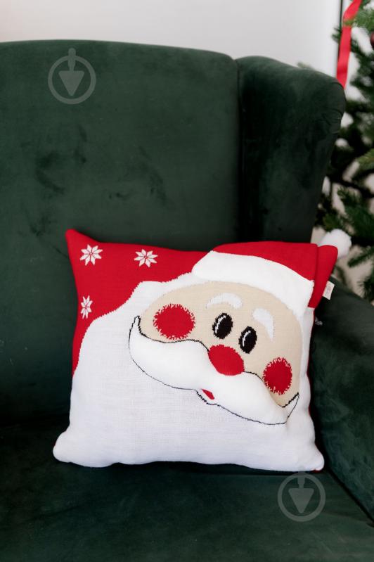 Подушка декоративна в'язана Святий Миколай 45x45 см Прованс - фото 5 Подушка декоративна в'язана Святий Миколай 45x45 см Прованс - фото 5